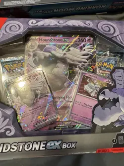 Roaring Moon Ex Box And Houndstone Ex Box, Pokemon custom package - Image 4