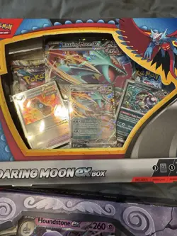 Roaring Moon Ex Box And Houndstone Ex Box, Pokemon custom package - Image 5