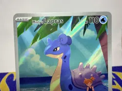 Pokemon TCG Misty's Lapras Destined Rivals 194/182 Mint Condition - Image 3