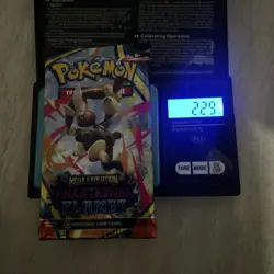 22.9g! EXTREMELY HEAVY Pokemon Phantasmal Flames - Factory Sealed Booster Pack - Image 1