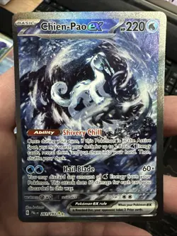 Pokemon TCG Chien-Pao EX 261/193 Sv02 Paldea Evolved Holo Special Illustration - Image 1
