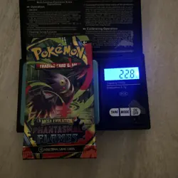22.8g! EXTREMELY HEAVY Pokemon Phantasmal Flames - Factory Sealed Booster Pack - Image 1