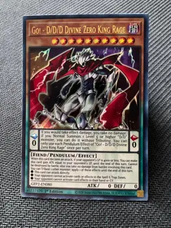x3 Go! - D/D/D Divine Zero King Rage GFP2-EN080 Ultra Rare YuGiOh - Image 1