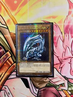 Blue-Eyes White Dragon Quarter Century Secret Rare MP24 Yugioh NM - Image 1