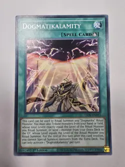 Dogmatikalamity LIOV-EN053 Lightning Overdrive 1st Edition Yu-Gi-Oh - Image 1