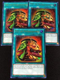 Yugioh Pot of Extravagance RA01-EN059 1st Ultra x3 (NM) - Image 1