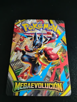 MEGA EVOLUTION POKEMON CARD BATTLE DECK LUCARIO SPANISH - Image 1