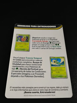 MEGA EVOLUTION POKEMON CARD BATTLE DECK LUCARIO SPANISH - Image 2