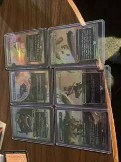 Magic: The Gathering Avatar The Black Sun Invasion All Foil Promo Cards - Image 1