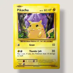 Pokemon TCG - Pikachu 35/108 Uncommon Rare Card - 2016 XY Evolutions (NM) - Image 1