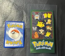 2000 TOPPS PIKACHU & OTHERS 1 OF 5 SERIES 2 TV ANIMATION TIN TOPPER POKEMON CARD - Image 3