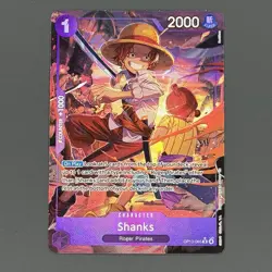 Shanks R OP13-065 Alt Art Carrying On His Will One Piece Card TCG English NM - Image 2