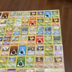 Pokemon Base Set Non Holo Lot of 154 Cards WOTC TCG LP - LP+ Pokemon Nintendo - Image 4