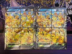 PIKACHU V-UNION JAPANESE RRR SET - 4 Cards Ea NEAR MINT - Pokemon Celebrations ! - Image 1