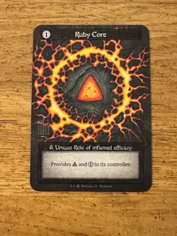 Sorcery: Contested Realm TCG Ruby Core Beta Unique Card - Image 1