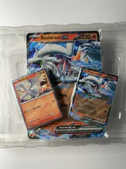 Pokemon TCG Reshiram Ex Promo Card Reshiram #030 #022 Jumbo Stamped - Image 1