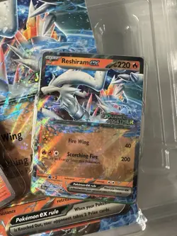Pokemon TCG Reshiram Ex Promo Card Reshiram #030 #022 Jumbo Stamped - Image 3