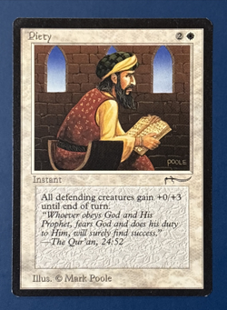 MtG Arabian Nights Edition: Piety (Dark Mana Symbol) - Set of 4 Cards - Image 1