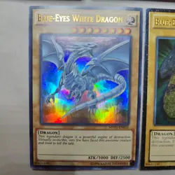 Blue-Eyes White Dragon Lot SDK-001 CT14 LE JMPR MVP1 YSKR NM Yugioh 5 Card Set - Image 5