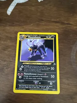 Pokemon TCG Houndoom Neo Discovery Card 23/75 LP - Image 1