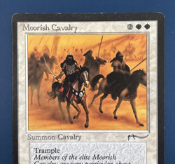 MtG Arabian Nights Edition: Moorish Cavalry (Dark Mana Symbol) - Set of 4 Cards - Image 2