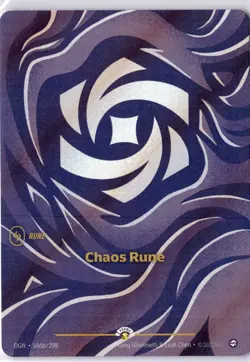 Chaos Rune NM - Riftbound Organized Play Promotional Cards 166b/298 - Image 1