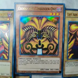 Exodia the Forbidden One YGLD Complete Set NM 1st Ed Holo Foil Yugioh Cards - Image 2