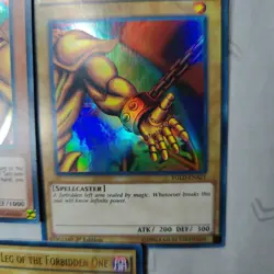 Exodia the Forbidden One YGLD Complete Set NM 1st Ed Holo Foil Yugioh Cards - Image 4