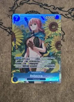 One Piece Card Game Rebecca (Parallel) OP10-058 Super Rare NM English - Image 1