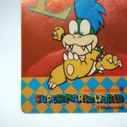 LARRY HOLO CARD Super Mario Bros 4 world CARD 1992 Nintendo BANDAI nagasakiya - Image 5