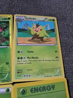 Pokemon TCG Chespin, Quilladin, And Chesnaught 10 Card Lot ( 5 Grass Energies) - Image 5