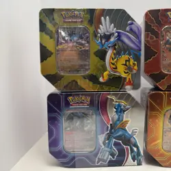 POKEMON PARADOX DESTINIES TIN SET (ALL 6 TINS) W/1 PROMO CARD+ 5 BOOSTERS EACH - Image 2