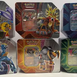 POKEMON PARADOX DESTINIES TIN SET (ALL 6 TINS) W/1 PROMO CARD+ 5 BOOSTERS EACH - Image 3
