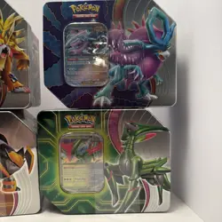 POKEMON PARADOX DESTINIES TIN SET (ALL 6 TINS) W/1 PROMO CARD+ 5 BOOSTERS EACH - Image 4