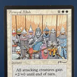 MtG Arabian Nights Edition: Army of Allah (Dark Mana Symbol) - Set of 4 Cards - Image 2