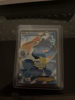 Pokemon TCG Blastoise-EX XY Holo Full Art Ultra Rare Card 155/160 - Image 1