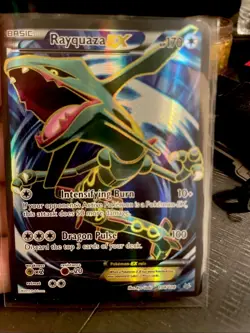 Rayquaza Pokemon Card Lot of 2 - Full Art / Holo - Great Condition - Image 1