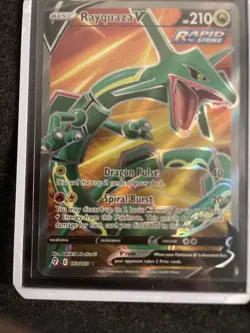Rayquaza Pokemon Card Lot of 2 - Full Art / Holo - Great Condition - Image 4
