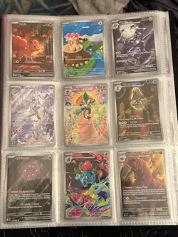 TCG Pokemon 40+ Card Binder Lot Collection - Illustration Rare, FA's, Ex’s, More - Image 2