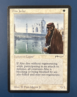 MtG Arabian Nights Edition: Abu Ja'far - Set of 2 Cards - Image 1