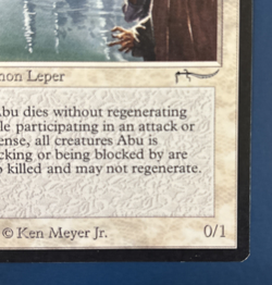 MtG Arabian Nights Edition: Abu Ja'far - Set of 2 Cards - Image 4