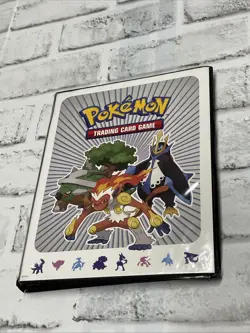 Pokemon Diamond & Pearl Card Album Binder 56 Card Storage GUC 2007 Pokemon - Image 1