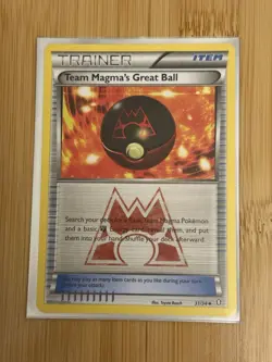 Pokemon TCG Team Magma's Great Ball Uncommon Card 31/34 Double Crisis - Image 3