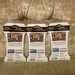 X3 Darkness Ablaze Sleeved Booster Packs Pokemon Cards TCG New Sealed Charizard - Image 2