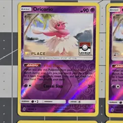 Oricorio League Challenge Promos 1st 2nd 3rd 4th Place Prize Pokemon Card - Image 2
