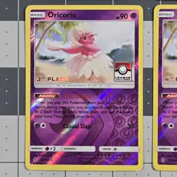 Oricorio League Challenge Promos 1st 2nd 3rd 4th Place Prize Pokemon Card - Image 4