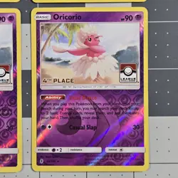 Oricorio League Challenge Promos 1st 2nd 3rd 4th Place Prize Pokemon Card - Image 5