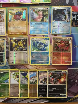 Vintage Pokemon Card Lot Reverse Holo Snorlax Leafeon Gyarados Eevee Houndoom - Image 2