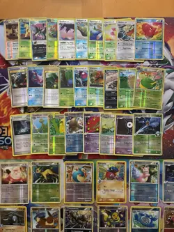 Vintage Pokemon Card Lot Reverse Holo Snorlax Leafeon Gyarados Eevee Houndoom - Image 4