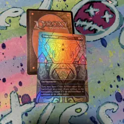 Copy Artifact Full Art Foil Mtg Play Test Card - Image 1